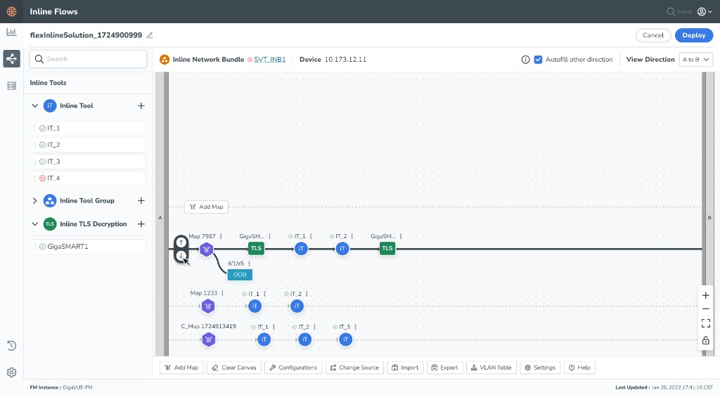 Gigamon FlexInline Redesign Screenshot